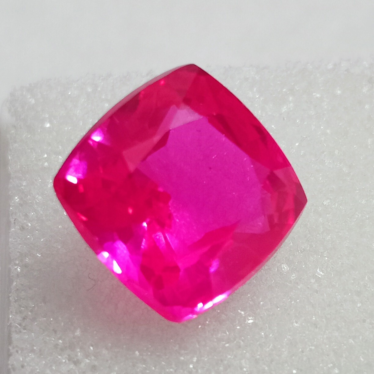 Pink Ruby Cushion Cut 10-12 Ct Mozambique Natural Loose Gemstone EGL Certified