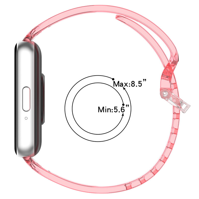 TPU Clear Color Changing Strap Sport Band For Samsung Galaxy Fit3 SM-R390