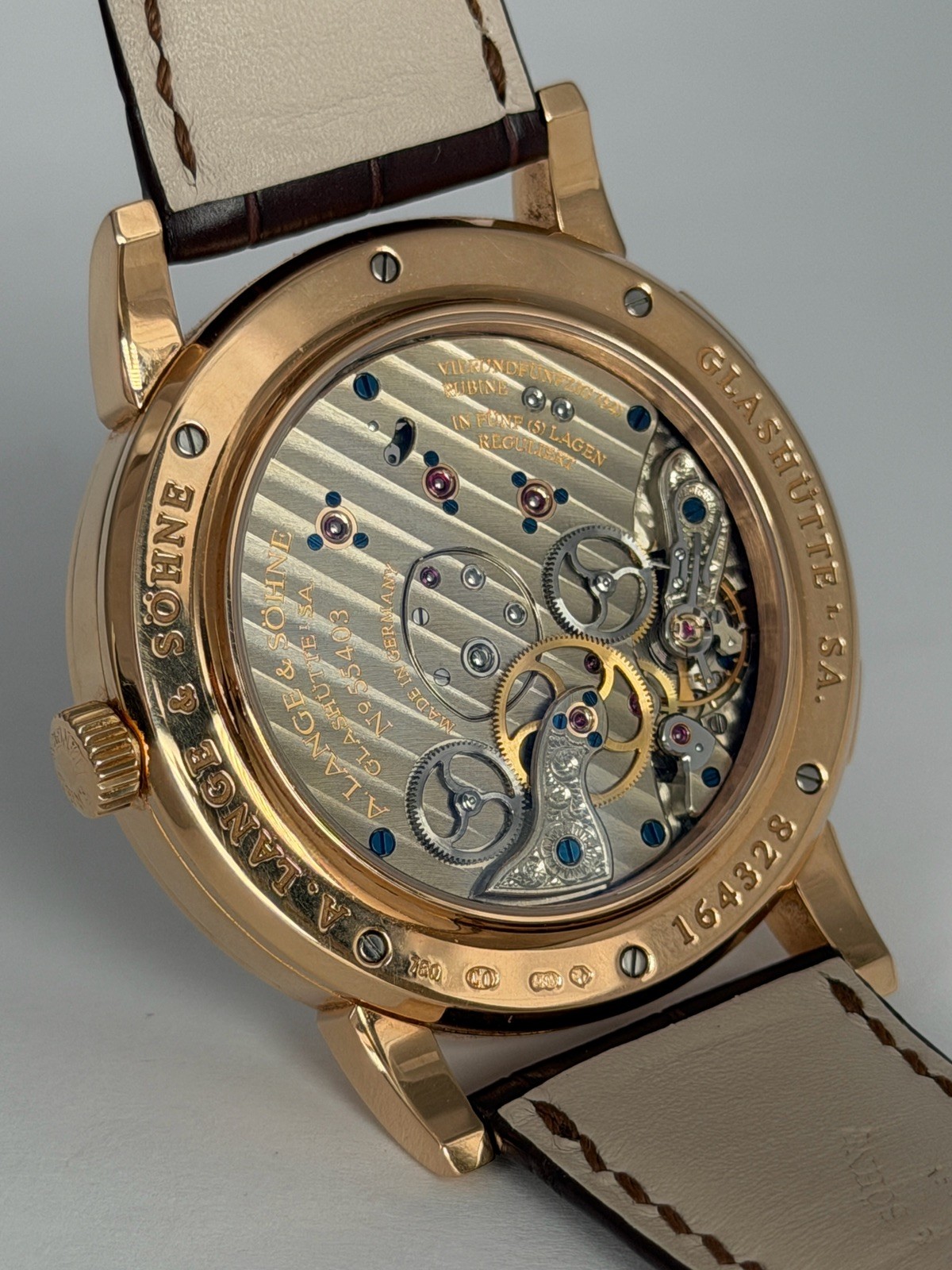 A. Lange & Söhne Lange 1 Time Zone 116.032 – 18k Pink Gold – Box & COA 2022