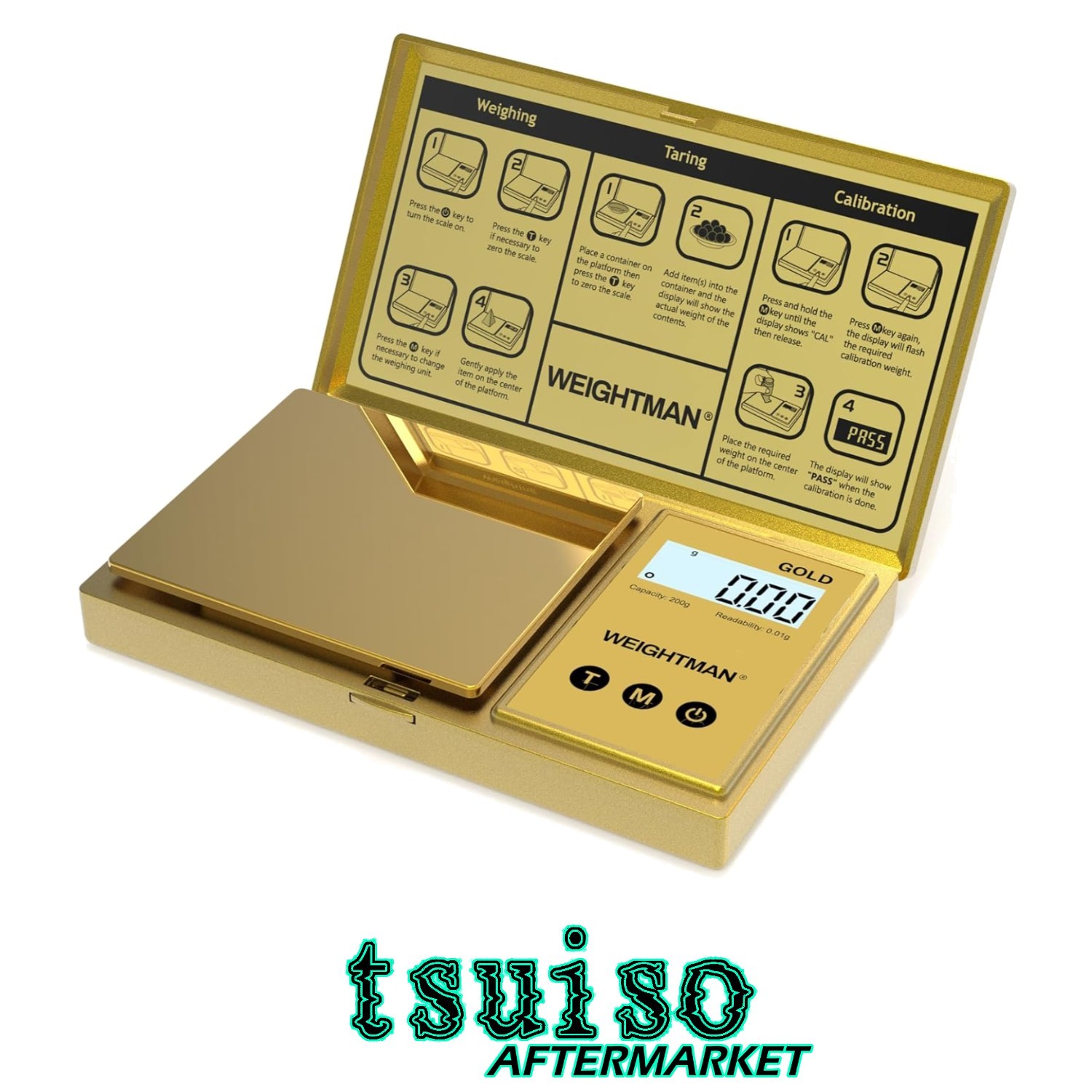 GOLD Digital Pocket Scale 200g x 0.01g Jewelry Gold Gram Karat Weight