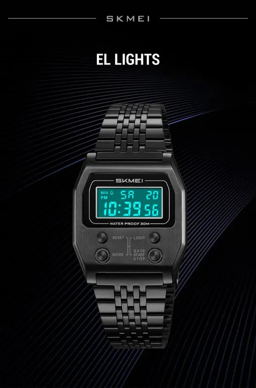 SKMEI 2460 Fashion Brand Men’s Electronic Watch Multifunction Luminous Calendar