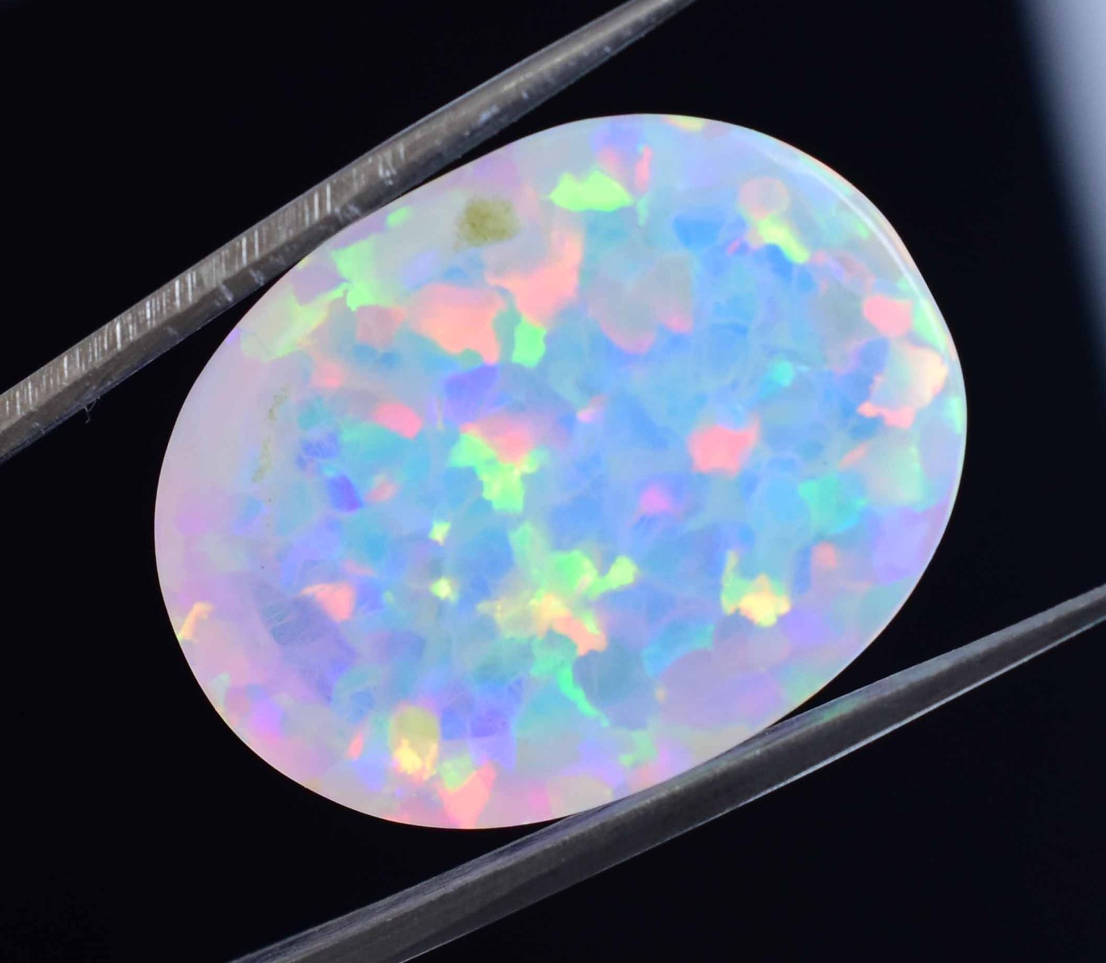 12.75 Ct Natural Ethiopian Fire Opal Certified Play of Color Untreated Gemstone