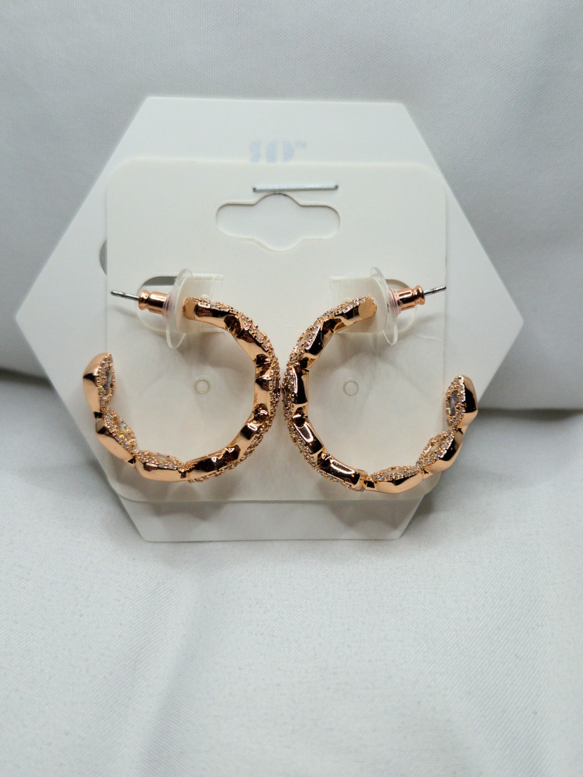 Bomb Party Earrings “Moments Of Bliss” Smokey Topaz/Brown Tourmaline/RG Plating