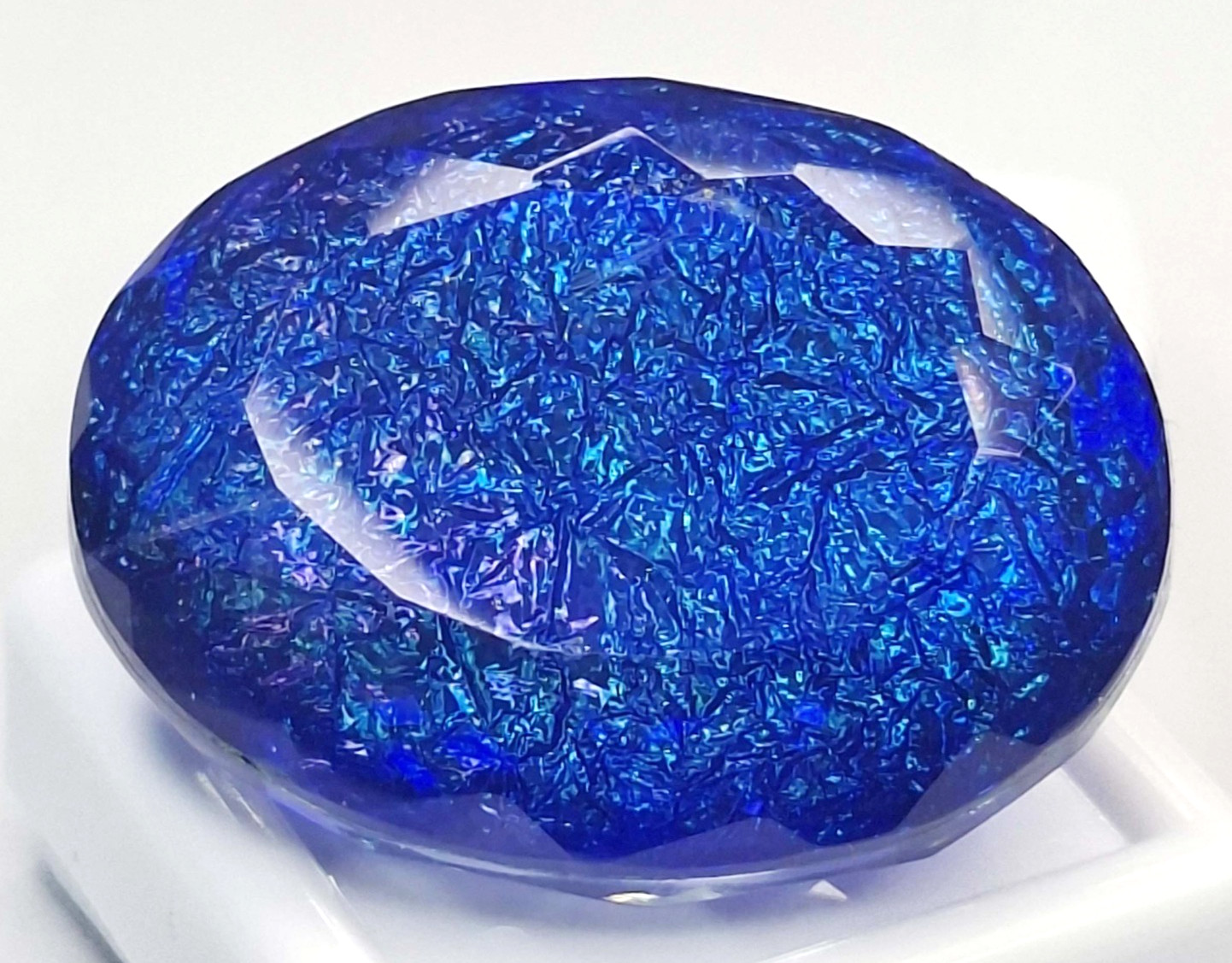 Monarch Fire Opal Oval Cut 79-81 Ct Natural Loose EGL Certified Gemstone SP128