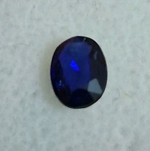 0.78Ct.Ravishing Color Top Cornflower Blue Sapphire Ceylon Color Diffused