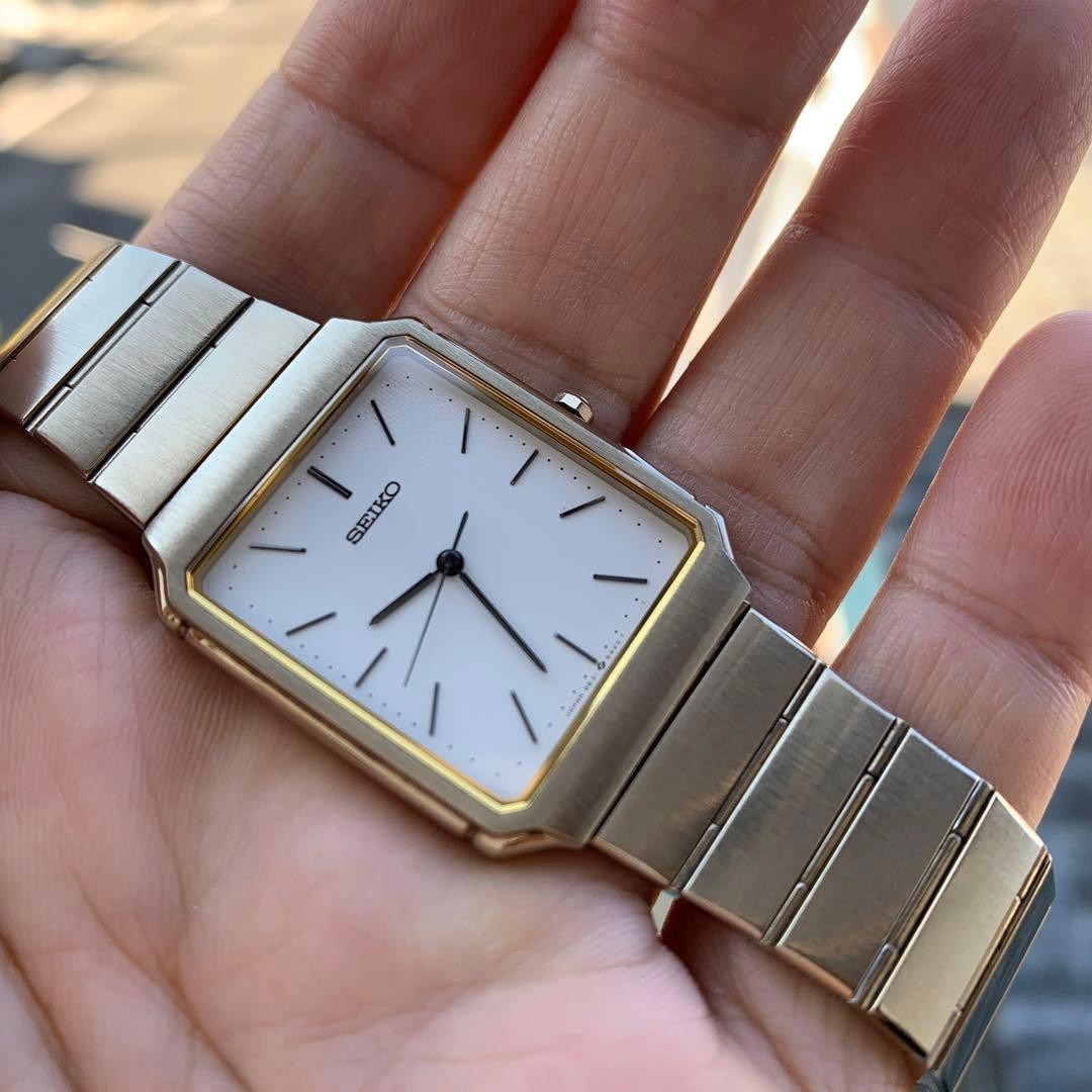 Seiko Session Hard Coated Titanium Case Rare 80s Rare Quartz Excellent condition