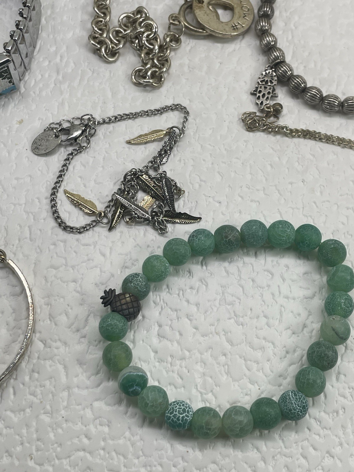 Lot of Assorted Sizes Mix 30+ Pieces Necklaces, Bracelets Gold Copper Tone