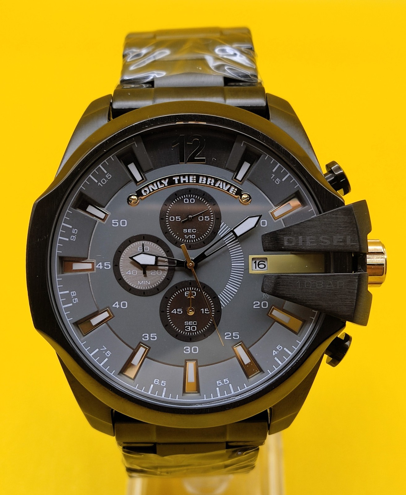 Premium Diesel Only The Brave 10 Bar Gray Dial Refurbished Men’s Wrist Watch