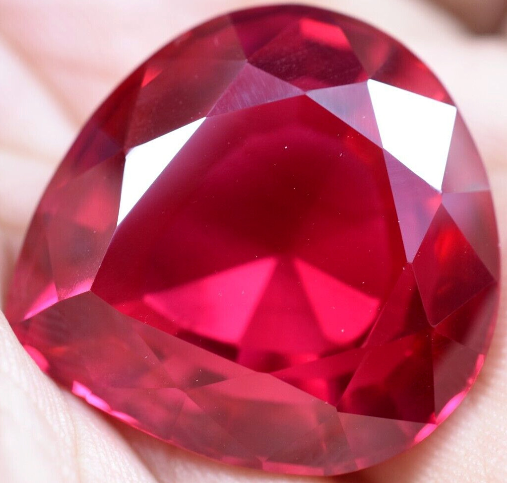 Natural 68.10 Ct Mogok Pink Huge Ruby Sparkling GGL Certified Loose Gemstone