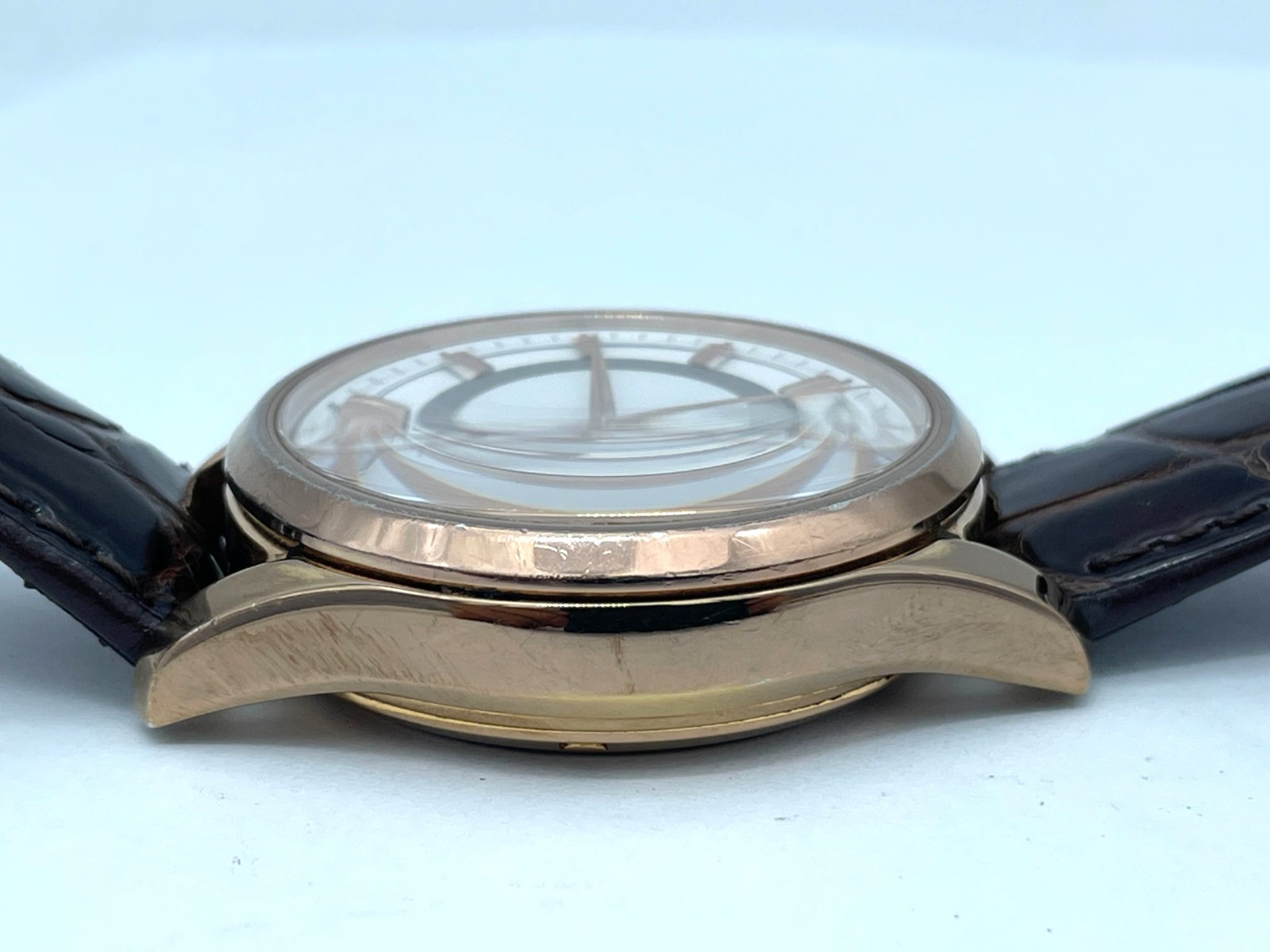 Near MINT SEIKO PRESAGE Automatic Watch Rose Gold 6R27-00B0 SARW004 New Band