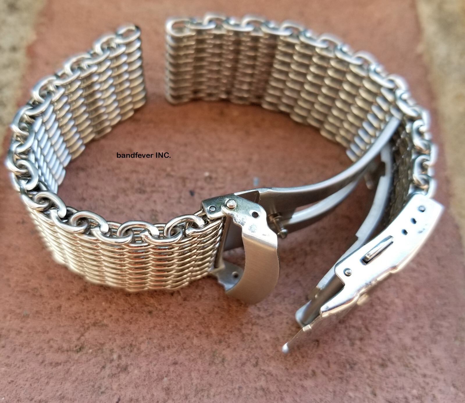 22MM STAINLESS STEEL MESH BAND FITS SEIKO DIVER’S 7002,7S26 SKX007 SKX009 011