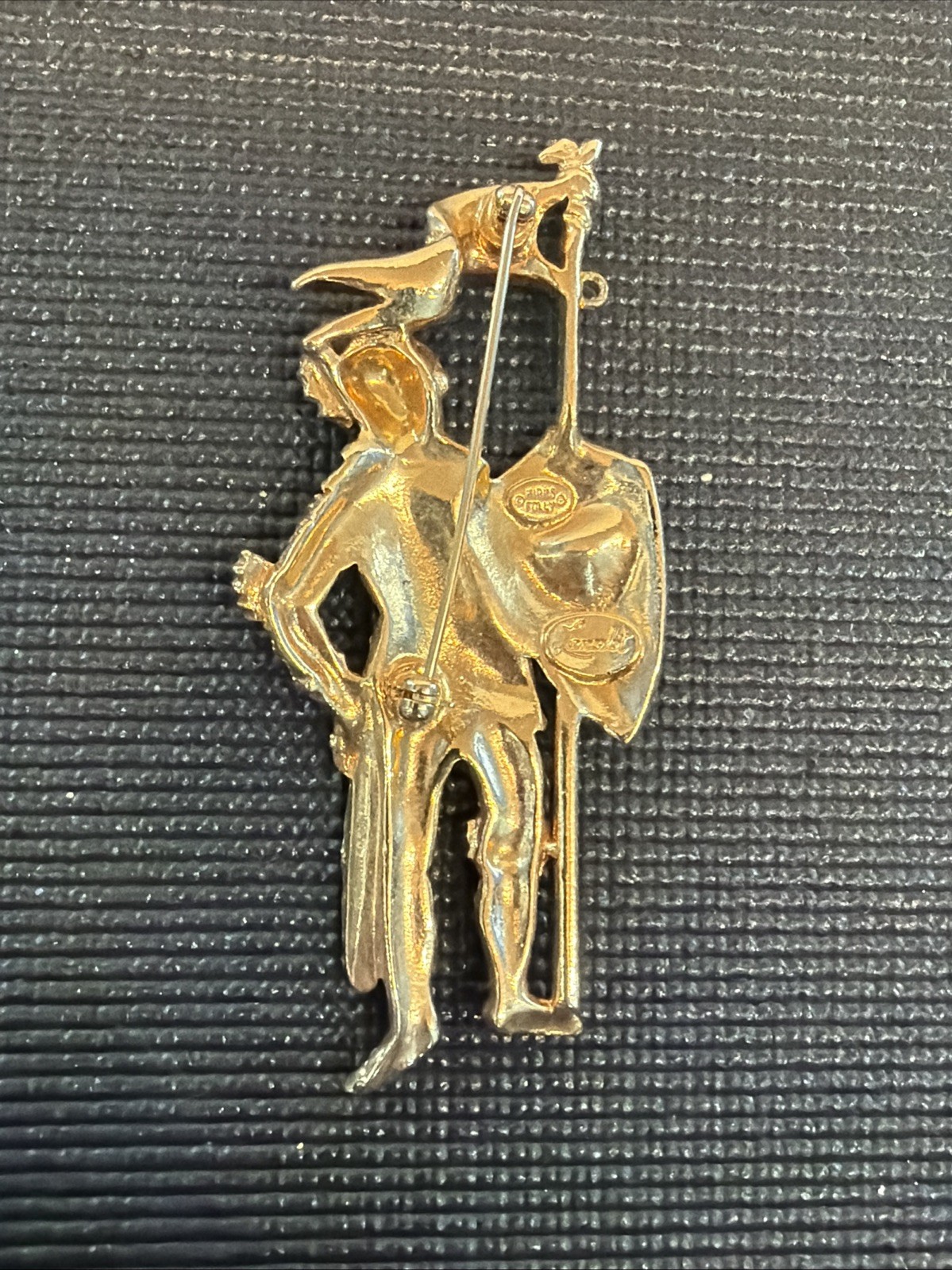 Jw1 Kirks Folly Rare Knight Lancelot Brooch Vintage K53