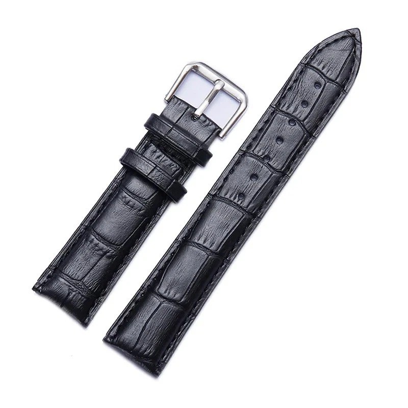 Genuine Leather Mens Watch Strap Band Brown Black 12mm 14mm 16mm 18mm 20mm 22mm