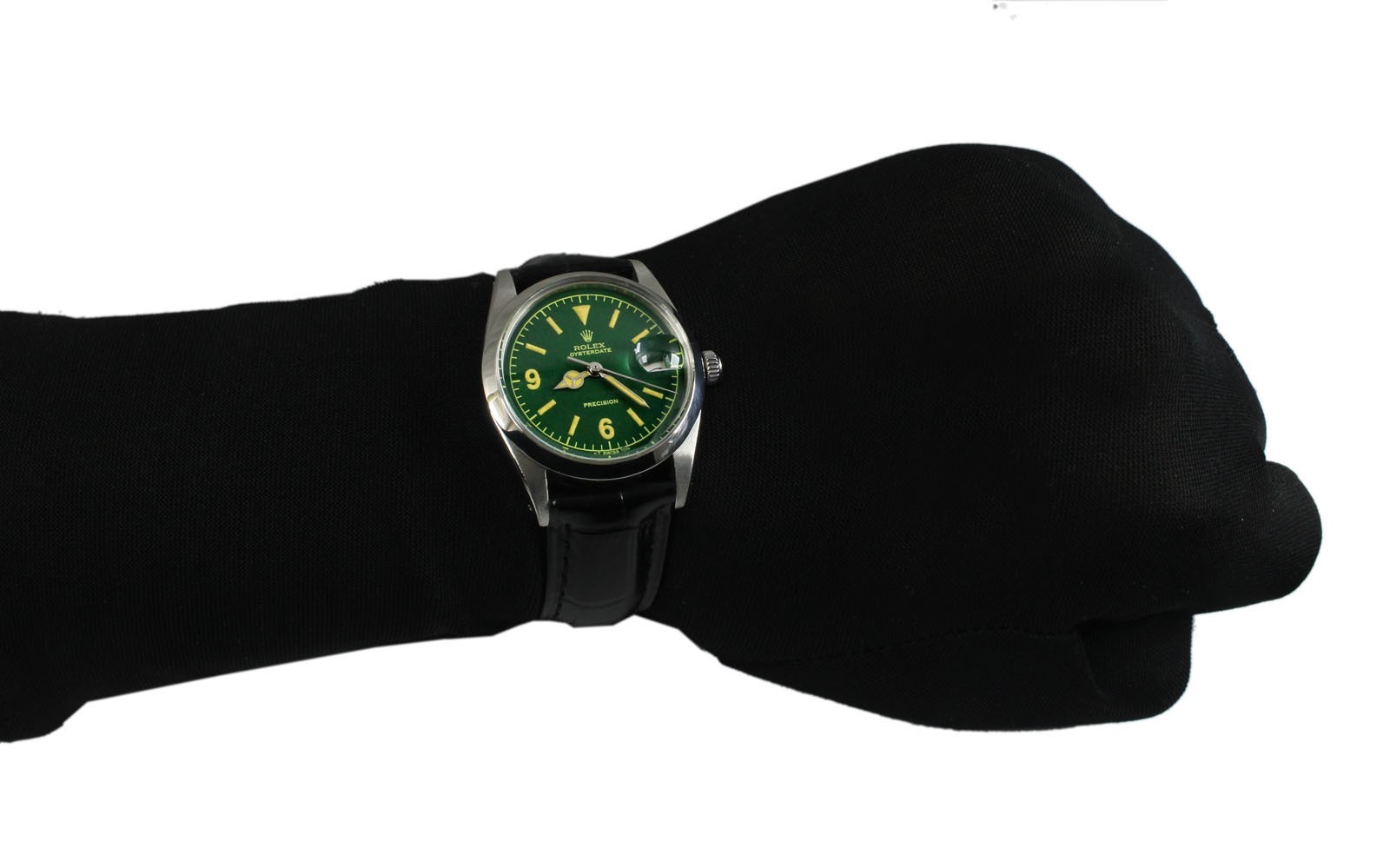 Vintage Rolex Oysterdate Precision Men 34mm Steel Men Watch Ref 6694