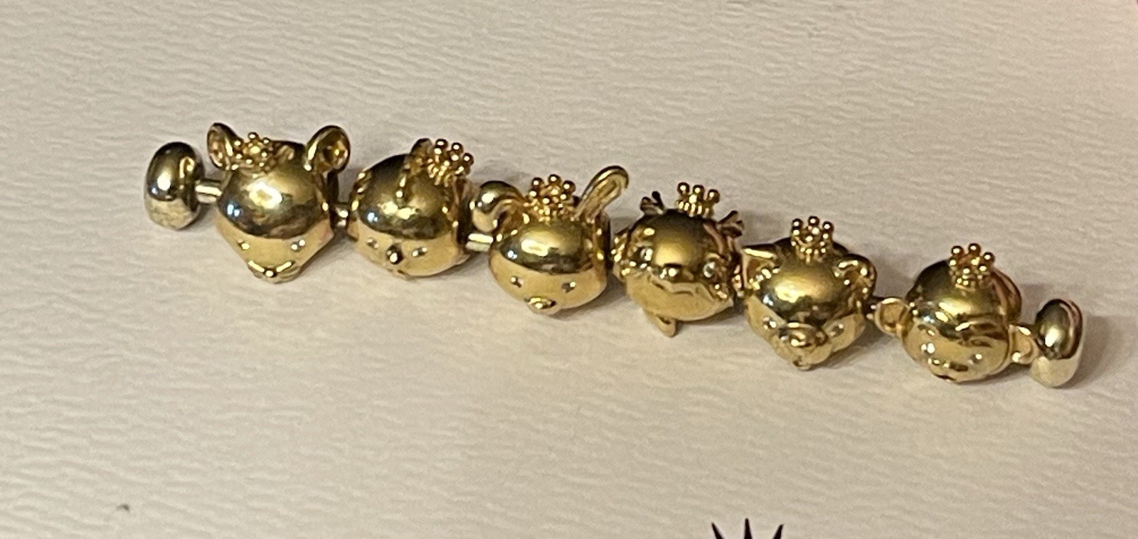 AUTHENTIC PANDORA Collection 6 Charms: Rat, Rooster, Rabbit, Dragon, Dog, Monkey