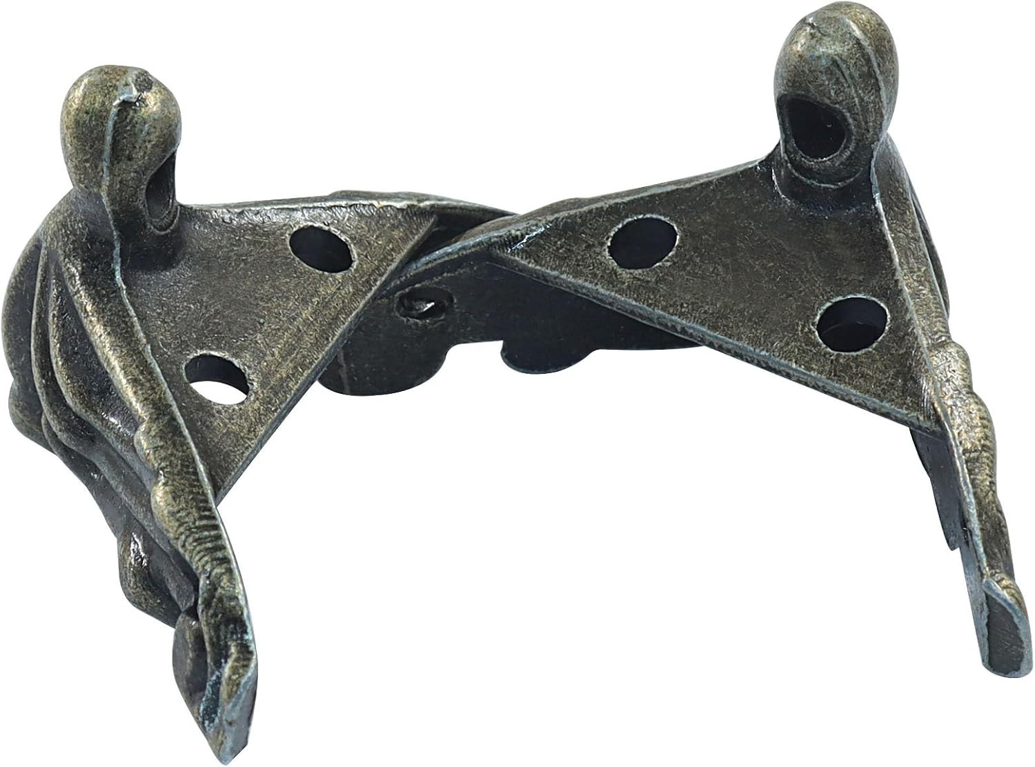 24Pcs Bronze Antique Brass Jewelry Box Legs, Decorative Feet Hardware Corner Pro