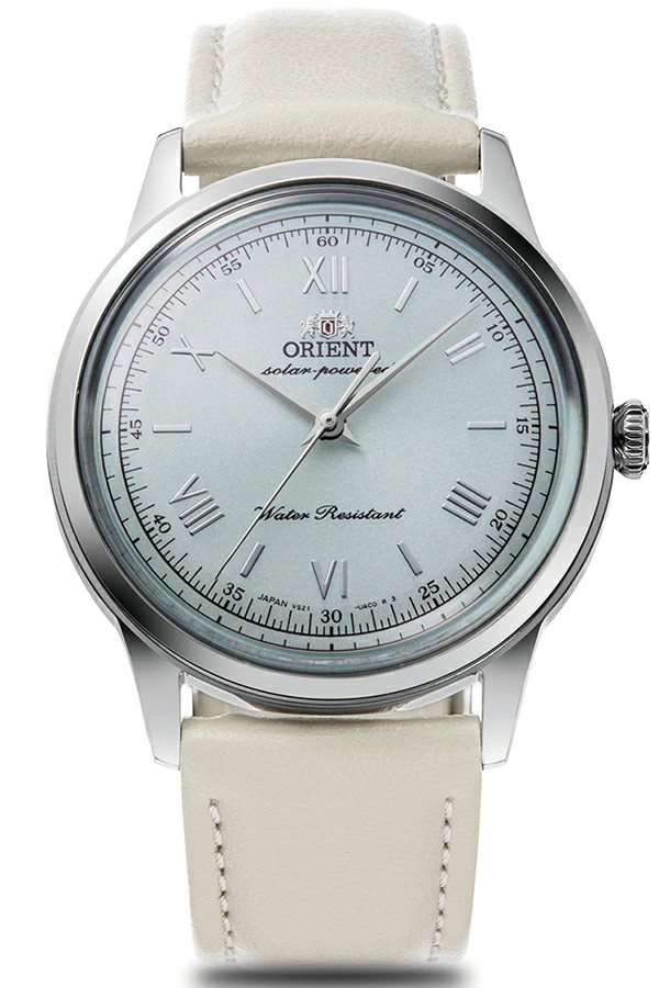 Orient Bambino 38 RN-WK0002E Solar Powered Classic Leather Band Men Watch JP FS