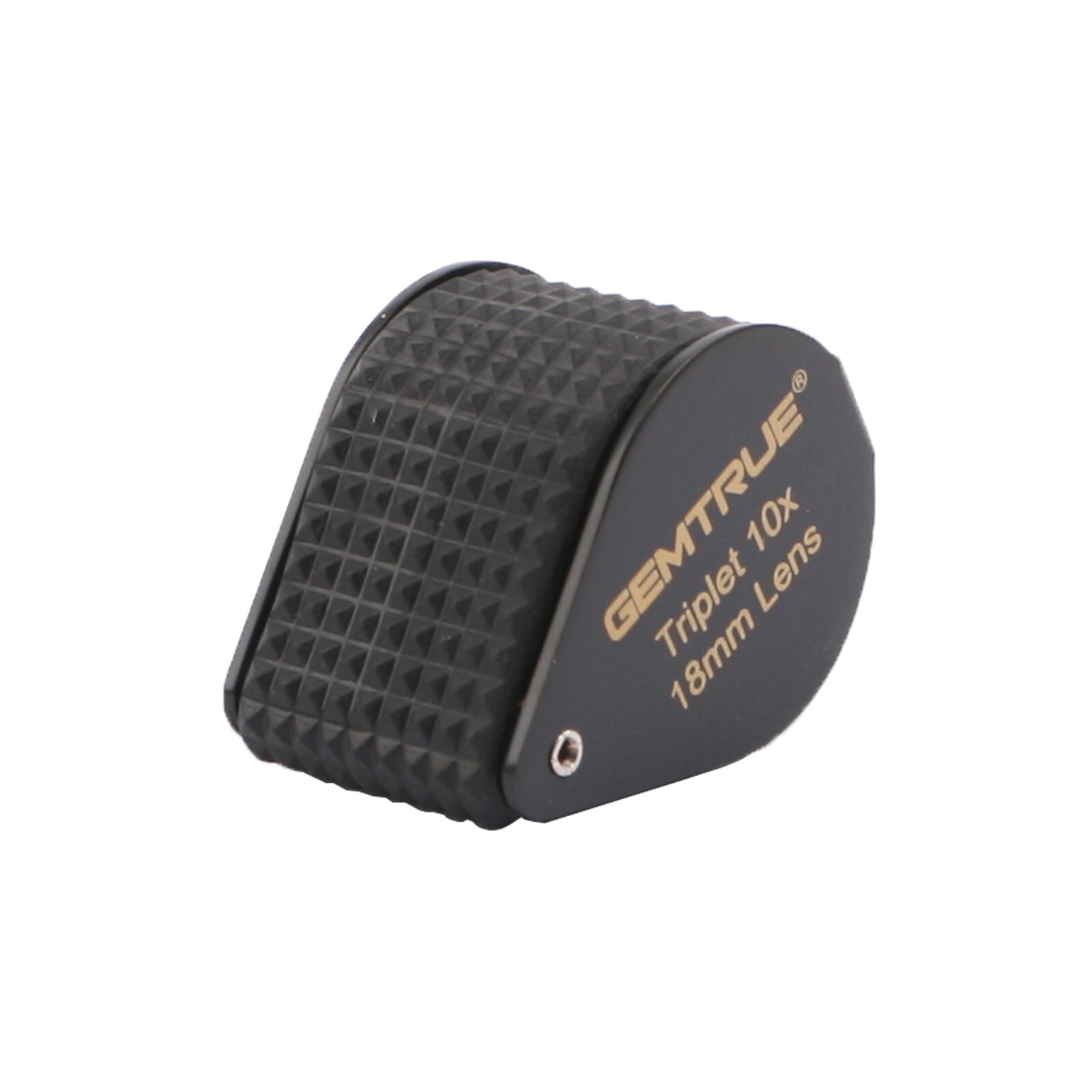 GemTrue Jewelry Loupe 18mm 10x Triplet Loupe with Rubber Grip Diamond Magnifier