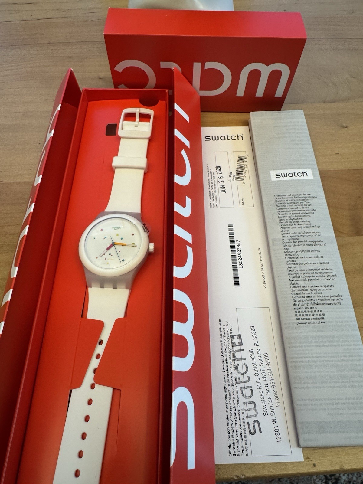 NEW🚨 Swatch SISTEM WHITE SUTW400 Automatic Sistem51 42mm Swiss Watch