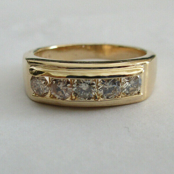 14K Gold Diamond Wedding Band Diamond=1/2 Carat 4.40 Grams Value=$4,950