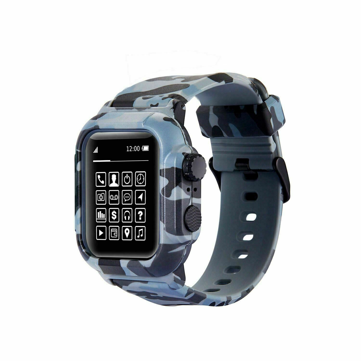 Silicone Waterproof Band Wrist Strap For Apple Watch Series 6 5 4 SE 3 2 42/44mm