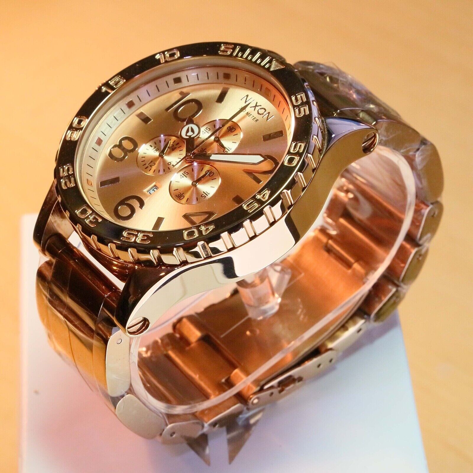 NEW Nixon 51-30 Chrono ROSE GOLD Tone Watch MENS WOMENS GIFT A083-897 FAST SHIP!