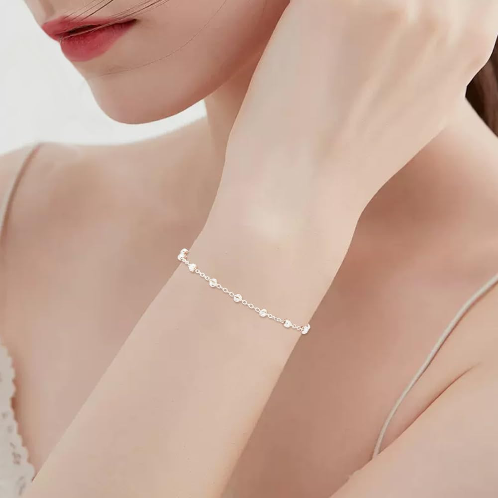 1 Box 160Pcs Silver Crimp Bead Covers 925 Sterling Silver Plated