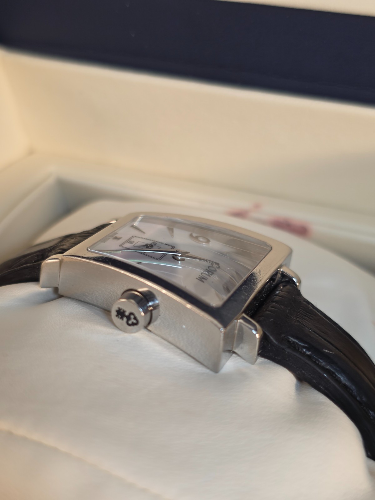 Corum Trapeze 105.404.20 Mother of Pearl Dial Swiss Quartz Watch – With Box
