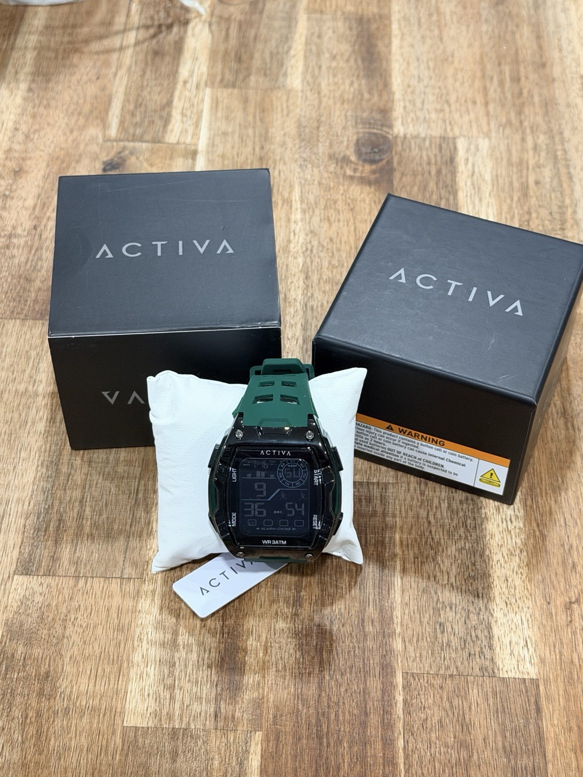 Invicta Presents Activa X Digital Men’s Watch – 46mm. Army Green (ACW8130-003)