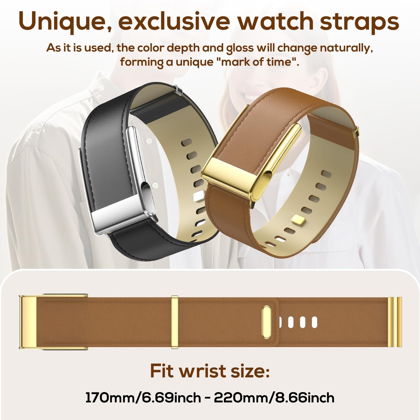 Anpzband Leather Band Brown