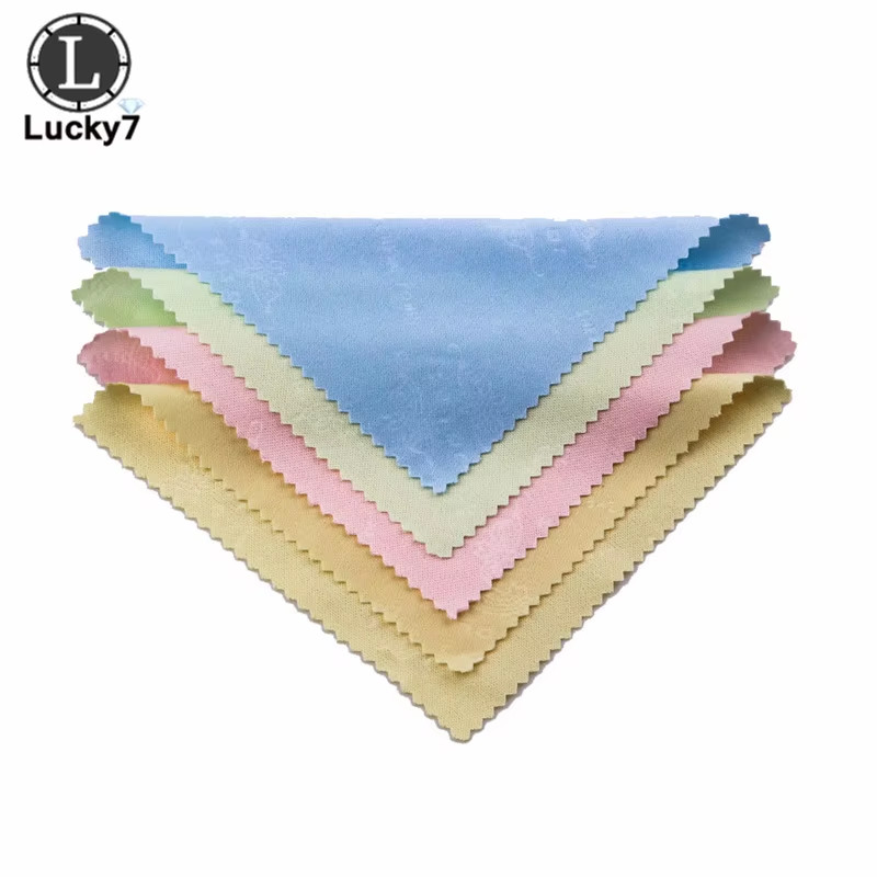 10Pcs Wholesale Jewelry Cleaning Cloth Cotton Cashmere Titanium Steel Maintenanc