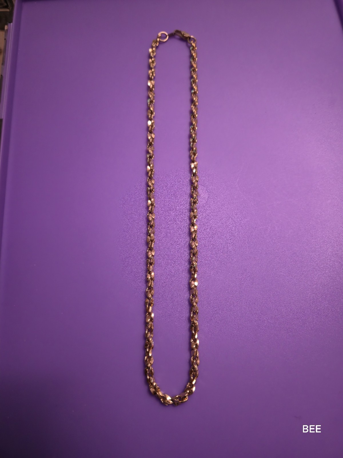 Special Chain Nugget Link 5mm Wide 28 Grams Pat. P Signed Beautiful Chain…