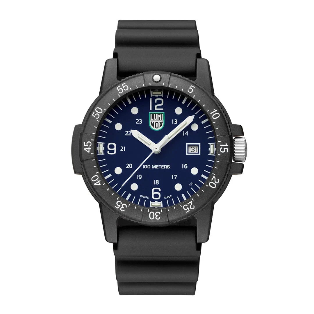 Luminox Men’s Sea Bass CARBONOX Blue Dial Rubber Strap Watch – X2.2003