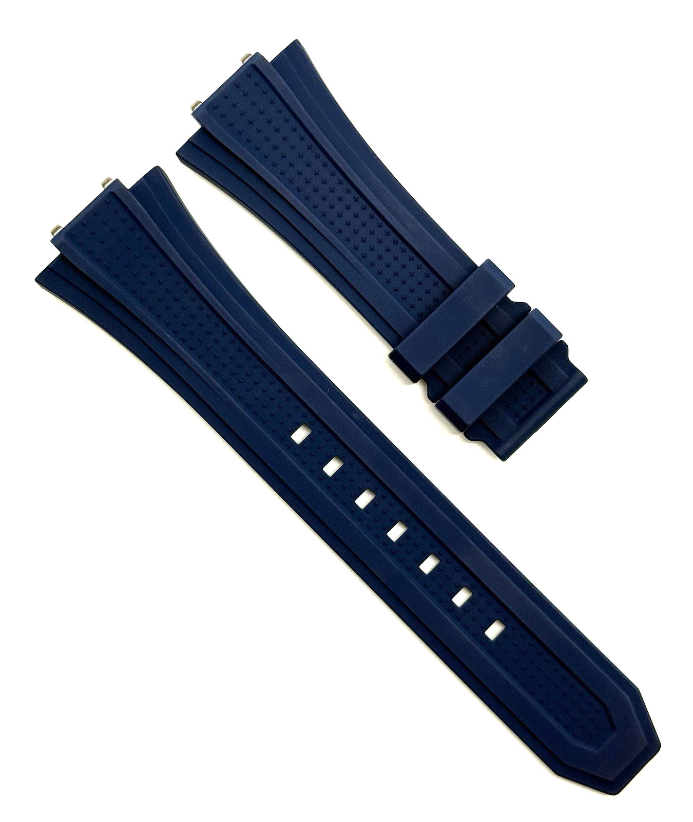 Zenith Defy Skyline 26mm x 18mm Blue Rubber Watch Strap 2018-I201 Authentic OEM