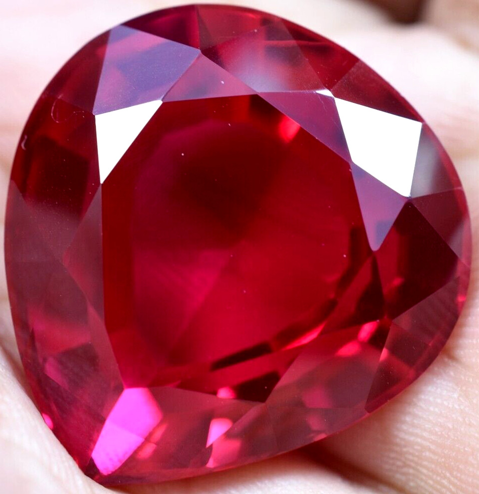 Natural 68.10 Ct Mogok Pink Huge Ruby Sparkling GGL Certified Loose Gemstone