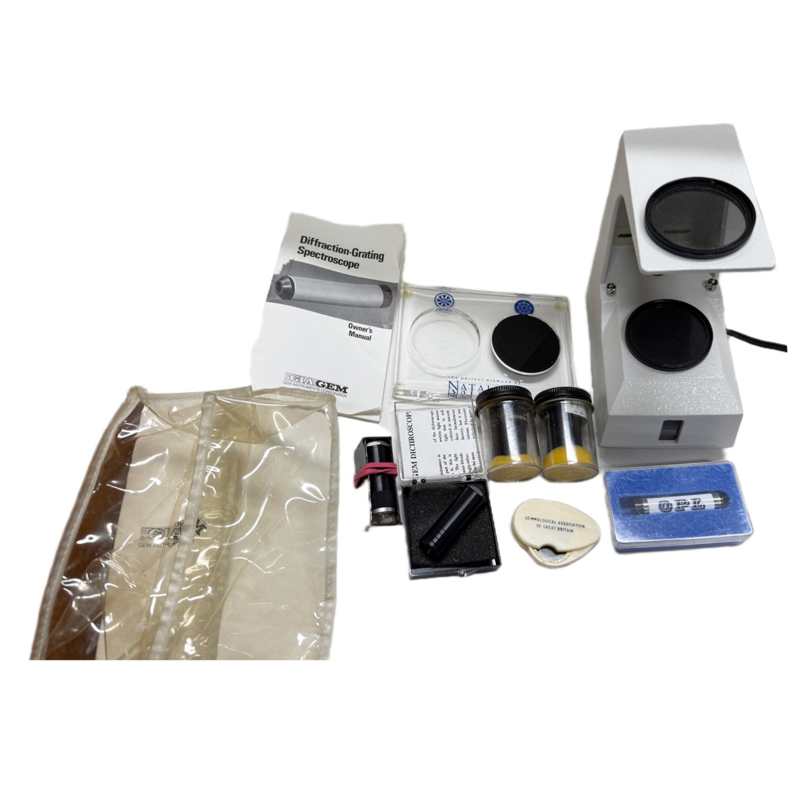 GIA Gem polariscope SPECTROSCOPE AMERICAN OPTICAL Diamond Color Grading Tool