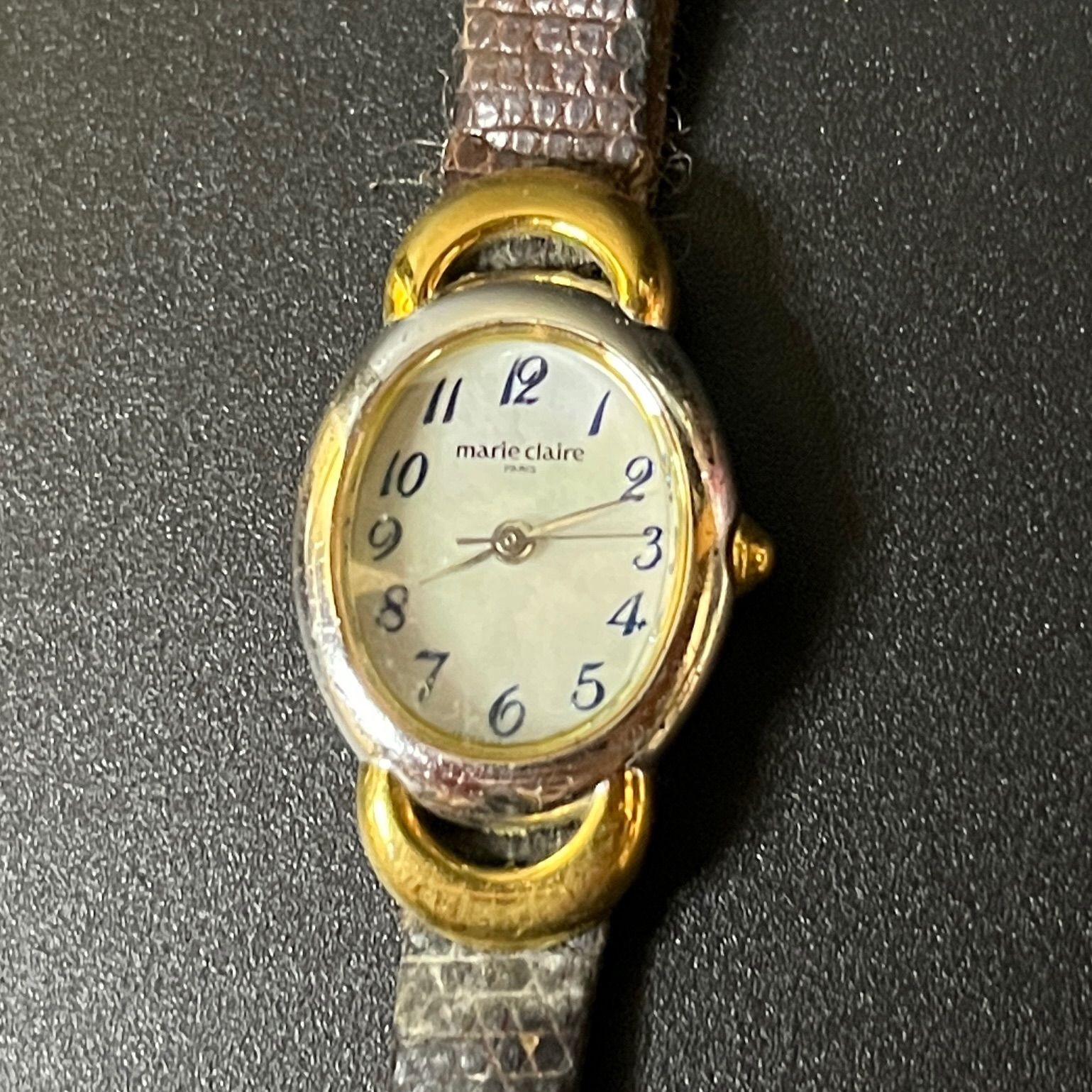 Working Item marie claire QZ White Shell Dial Oval Ladies’ Watch Working Confirm