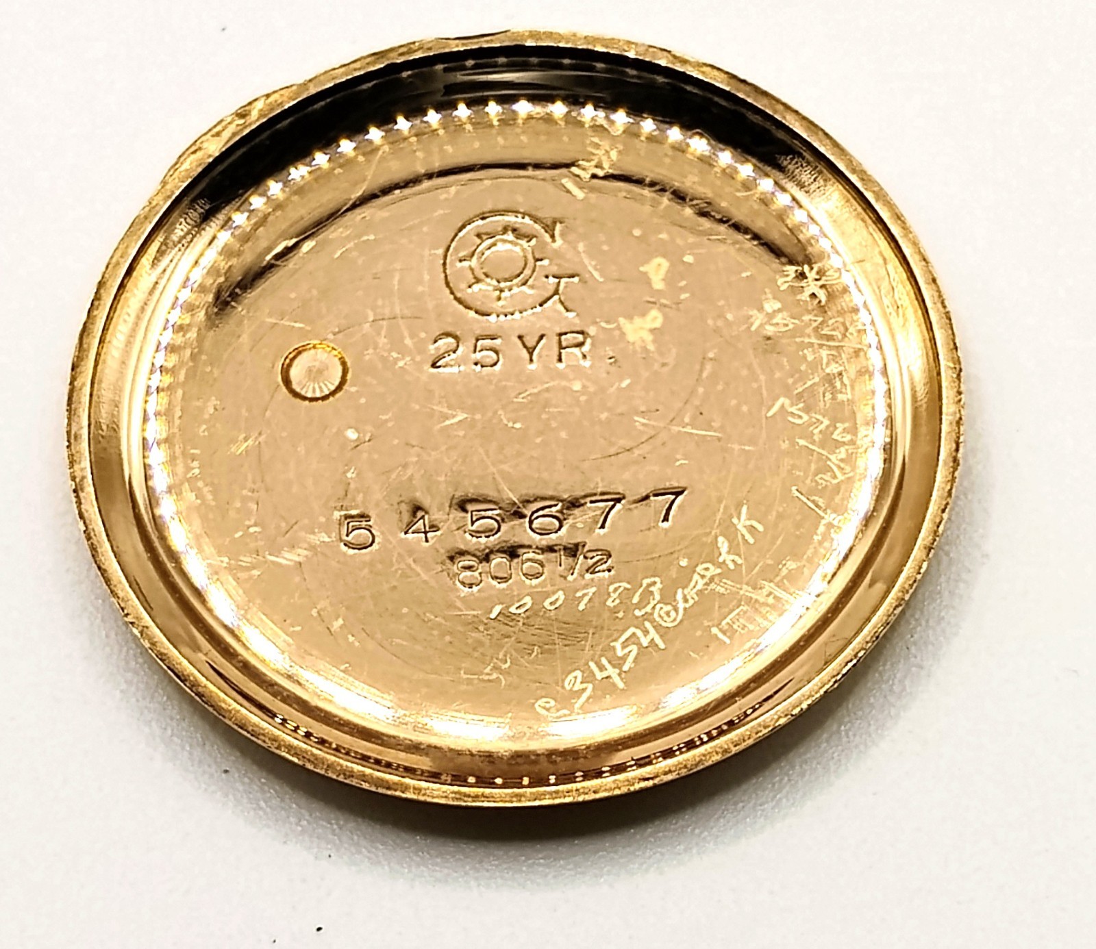 Antiq Gruen 7j Watch Dietrich Gruen & Sons movement 25yr Case Gold Shell band