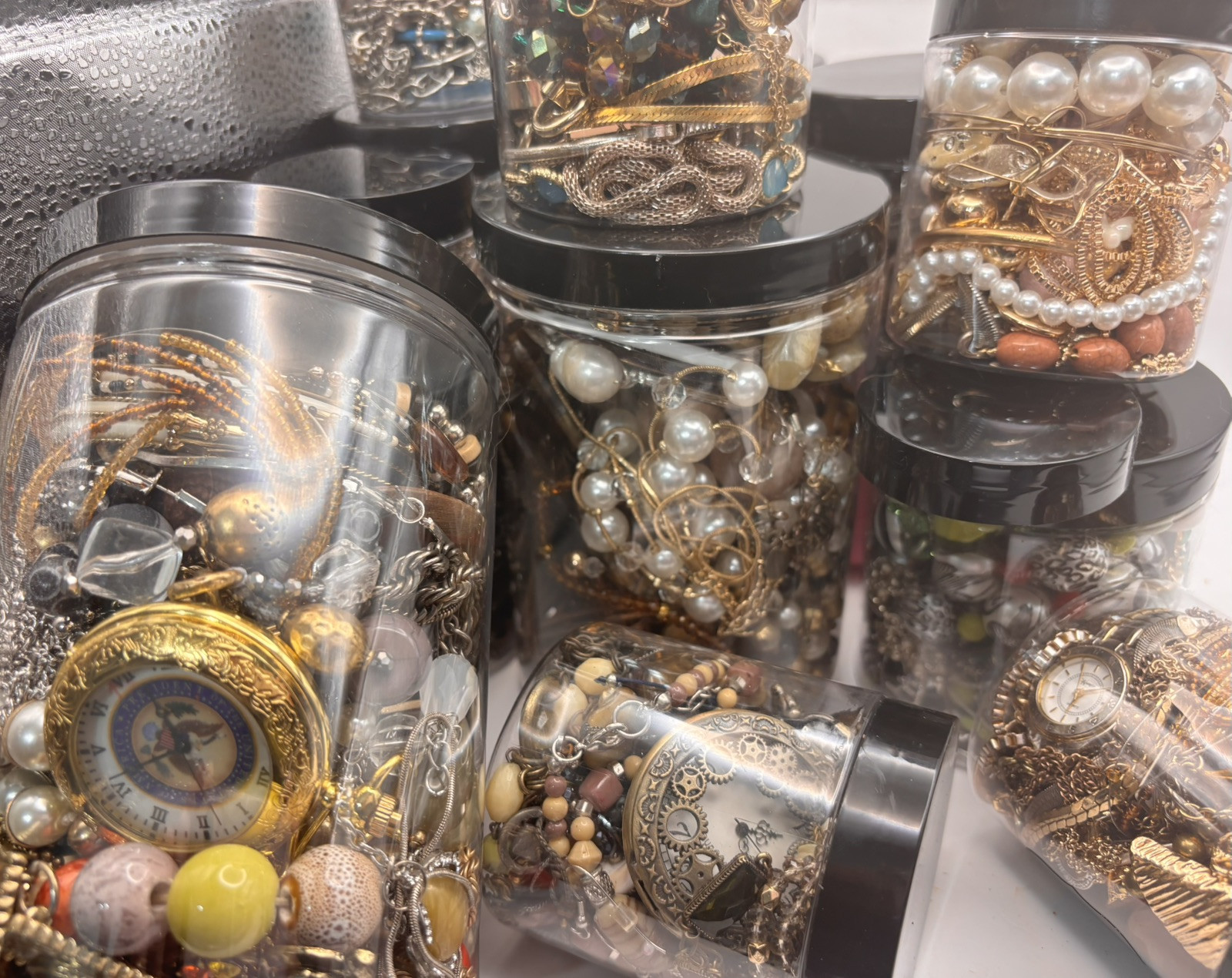 Mystery Jewelry Jar- All Wearable – No Junk Curation Available 4 Sizes