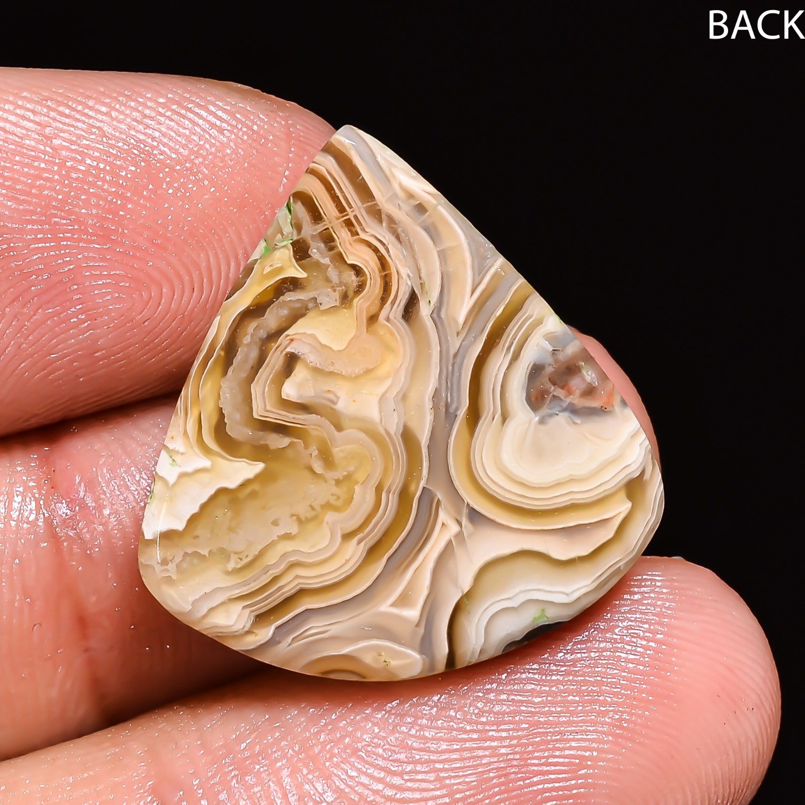 Natural Crazy Lace Agate Heart Shape Cabochon Loose Gemstone 22X21X5 MM 16 Cts.