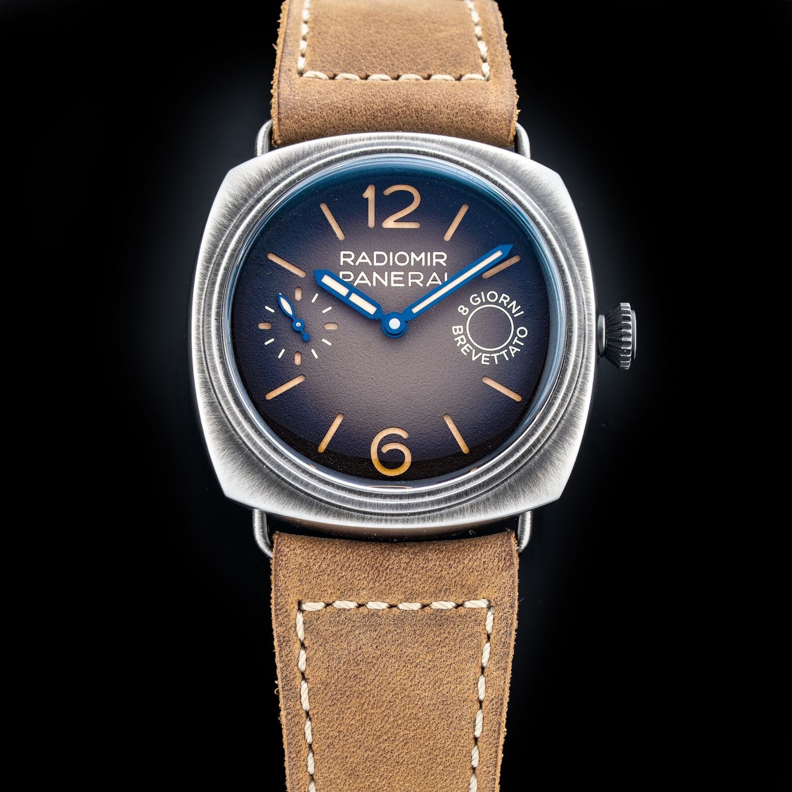 Panerai Radiomir Otto Giorni 45mm Steel Brown Gradient Dial PAM01347