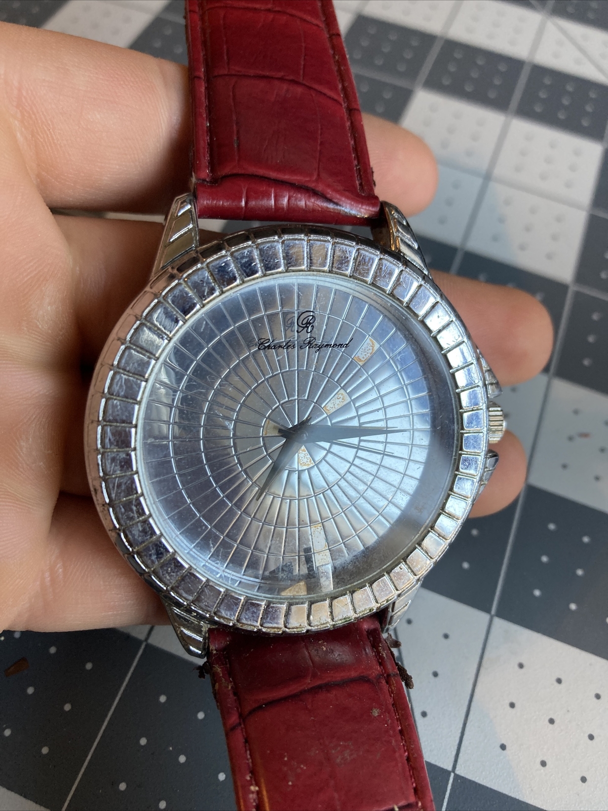 Charles Raymond No. 5292 Water Resistant Watch Rare Item (tested/works)