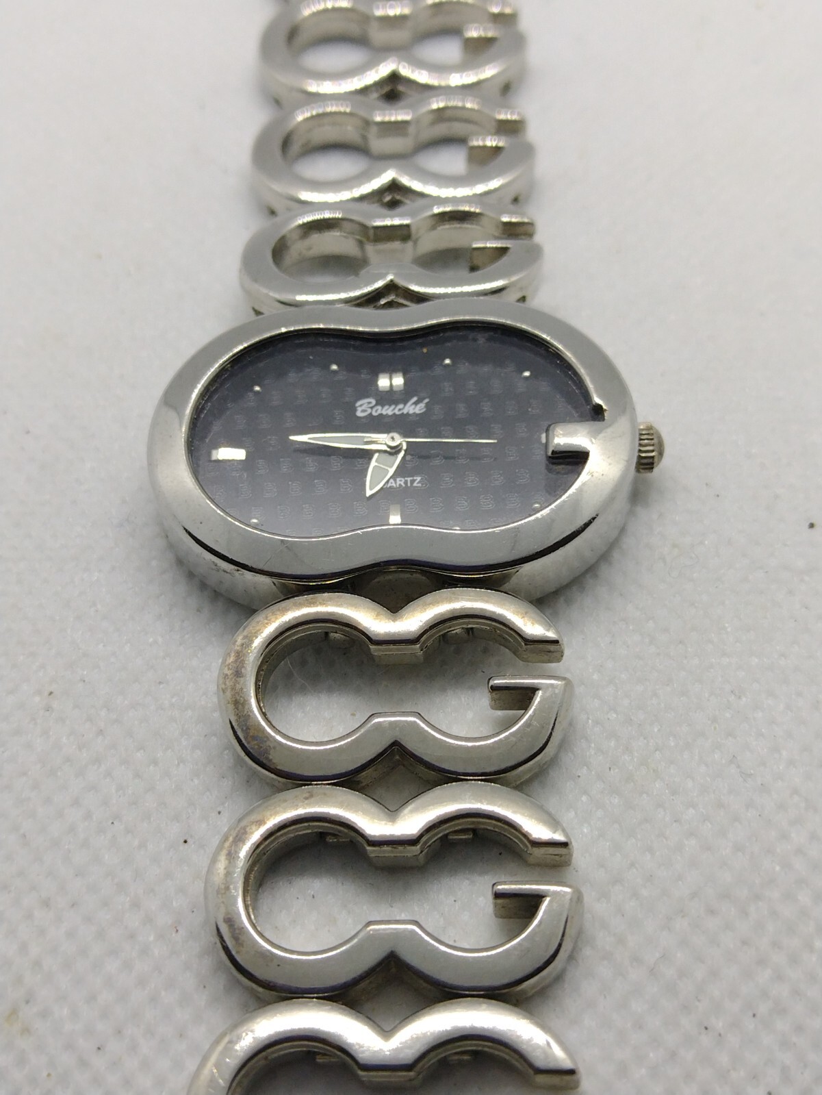 Bouche Silver tone Bracelet Watch Bangles Women’s girls female