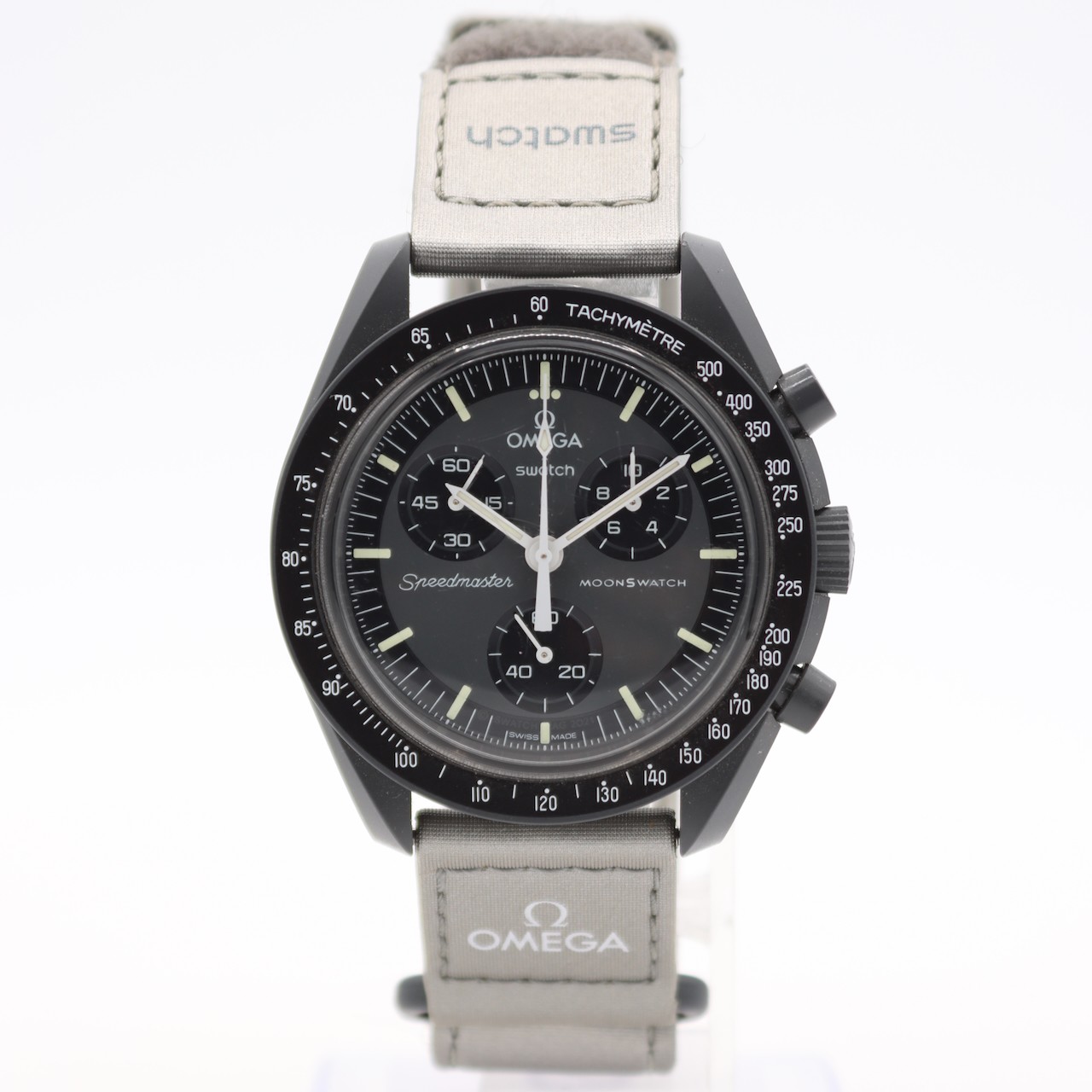40mm Omega x Swatch SO33A100 Moonswatch Mission to Mercury Quartz Bioceramic