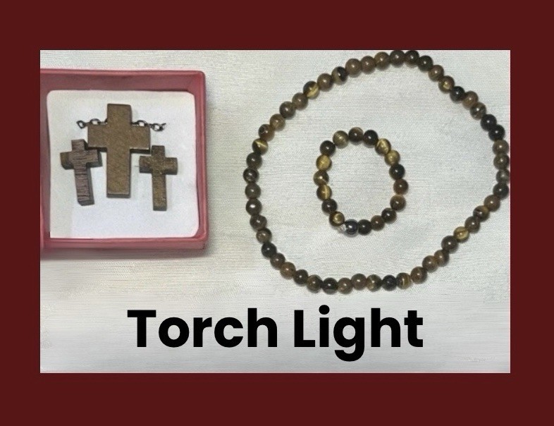DEAL! Beautiful Walnut Wooden Brown Cross Necklace & Earrings Set + 2 FREE Gifts