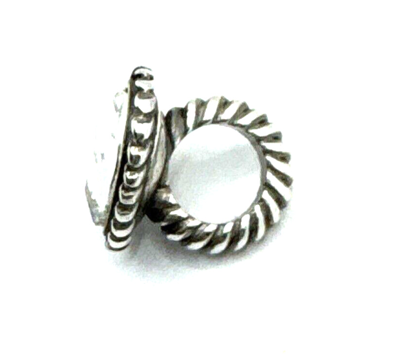 Brighton Corina Ring Crystal Heart With Gold Outline Love Spacer Bead
