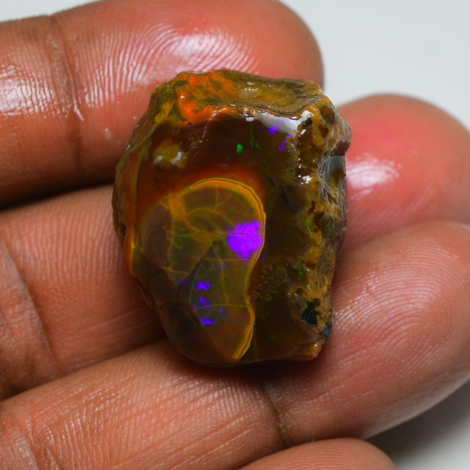 Opal Rough 58.85 Raw, Crystal Opal Specimen, Opal Gemstone