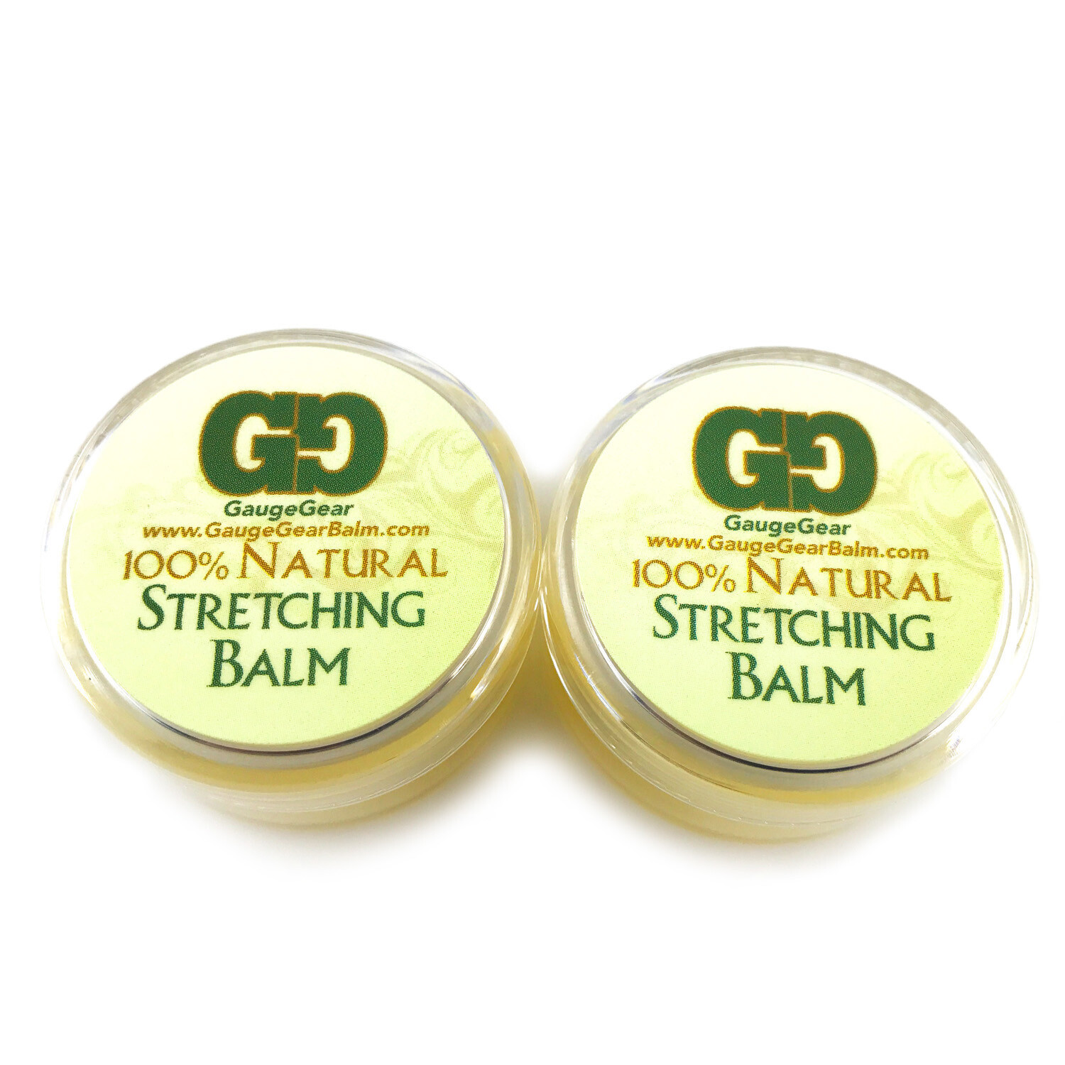 Gauge Gear w/ Jojoba Oil Ear Expander Conditioning Ear Stretching Balm TWIN PACK