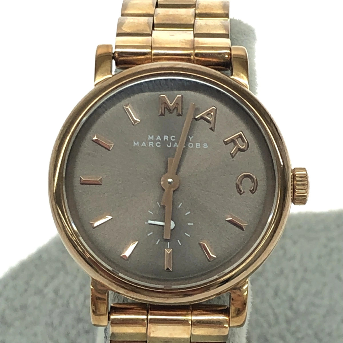 MARC BY MARC JACOBS Quartz Watch Logo Gold Color Ladies Used