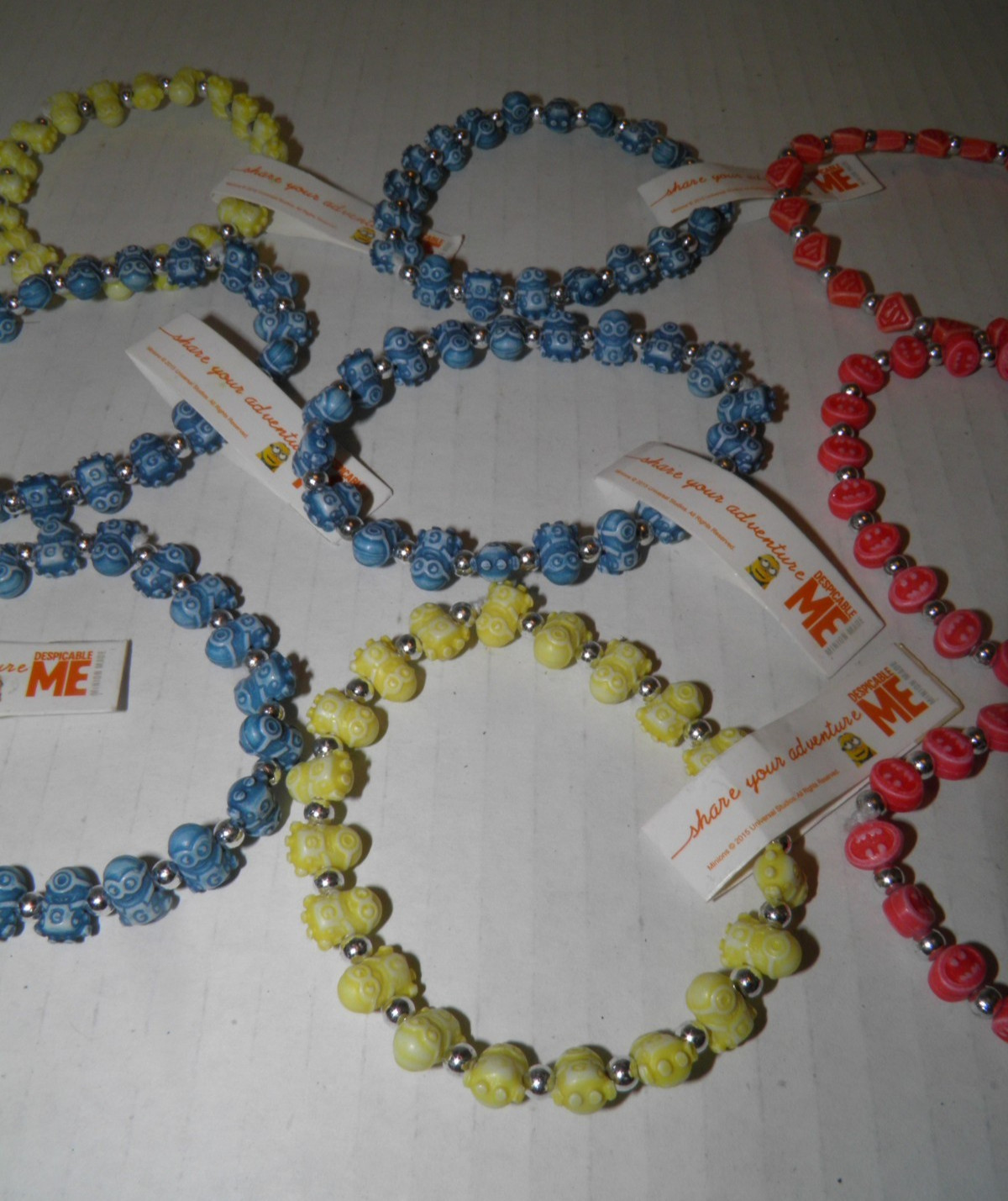 Trrtlz Bracelet Lot of 11 Despicable Me Batman Superman Minnie Mouse NWT